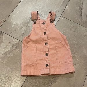 Corduroy Overall Dress